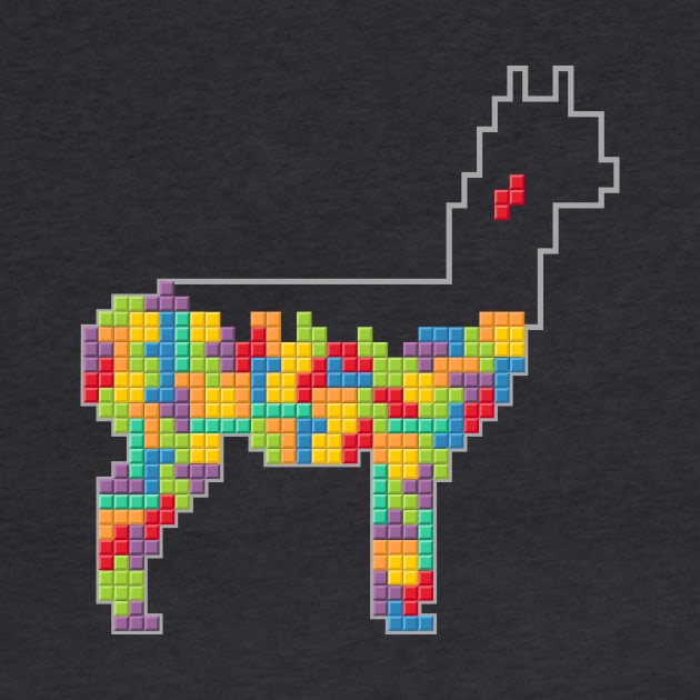 Tetris llama by Wild Geometric